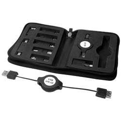 Adattatore multifunzione 10 in 1 USB con cavo integrato per connessioni rapide e versatili