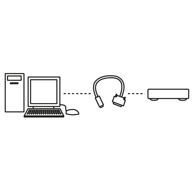 Convertitore USB a modem seriale compatto per trasmissione dati in automazione industriale