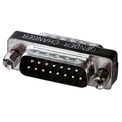 Adattatore connessione vaschette miniaturizzate 9 poli maschio/maschio alta qualità impianti elettrici precisi e compatti