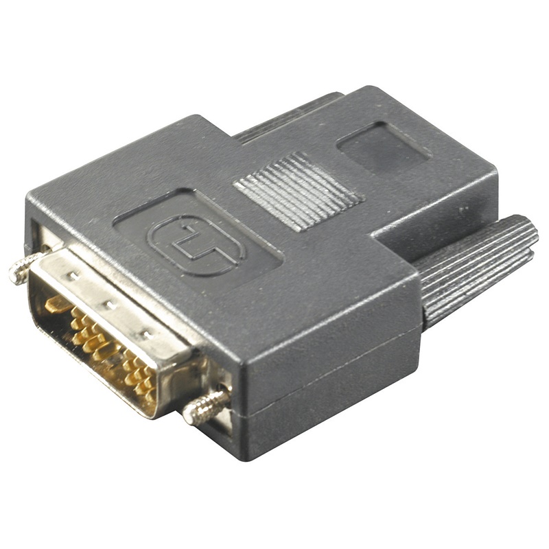 Adattatore video DVI-D maschio HDMI femmina alta definizione per impianti professionali e domestici