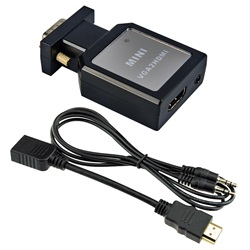 Converter VGA audio HDMI alta qualità per integrazione dispositivi analogici con display digitali moderni