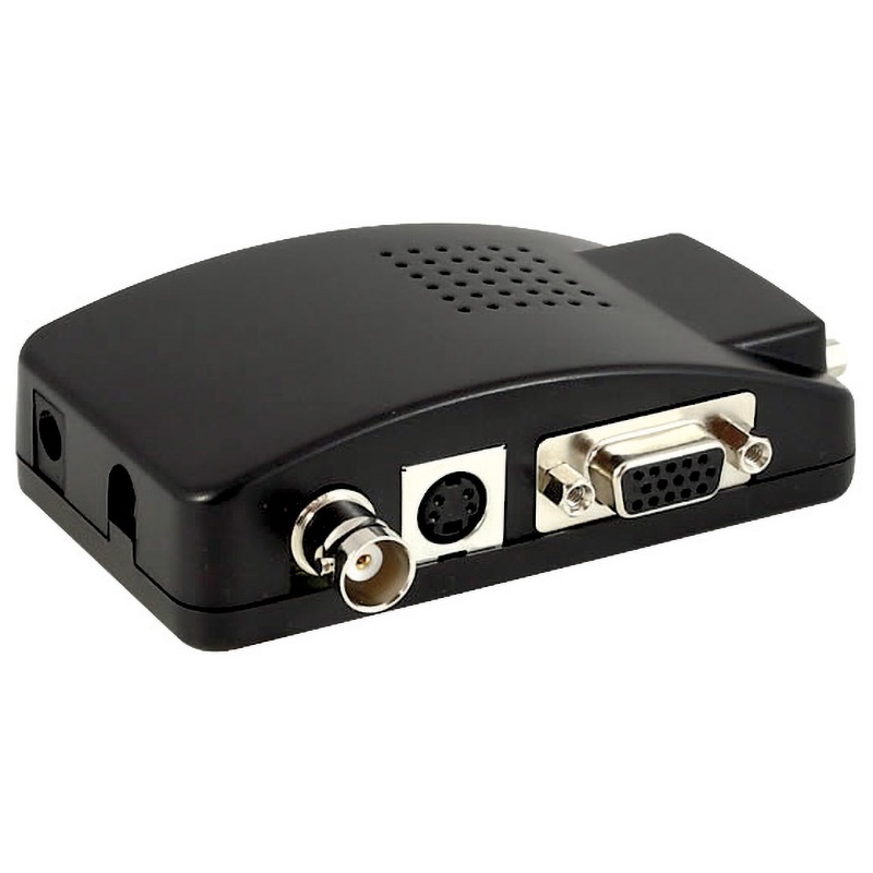 Converter BNC S-Video a VGA qualità professionale per videosorveglianza e audiovisivi