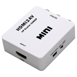 Converter HDMI a RCA compatto resistente per trasmissione stabile segnali video audio ambienti domestici e professionali
