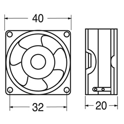 Componente elettrico compatto FP-108G/DC12 S1BW 4020 per impianti 12V DC affidabili e sicuri