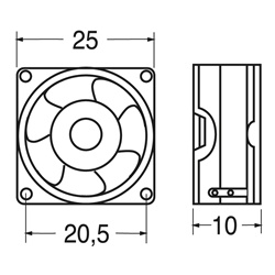 FP-108I/DC12 S1BW 2510 componente elettrico compatto 12V DC per automazione e controllo impianti elettrici basse tensioni