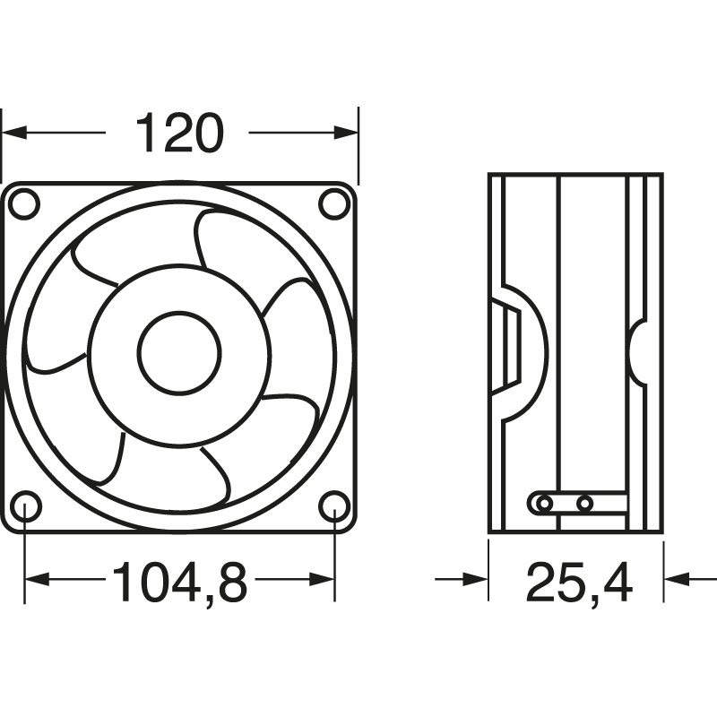 FP-108M/DC12 S1BW componente elettrico compatto 12V DC per installazioni professionali e residenziali
