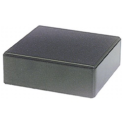 Contenitore compatto nero 70x109x40 mm per protezione componenti elettrici installazioni spazi ristretti