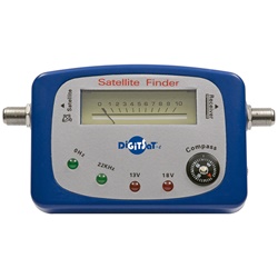 SAT Finder con bussola digitale per allineamento preciso antenne satellitari uso professionale