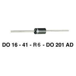 Fusibile BY399 DO27A 3A 800V protezione circuiti elettrici industriale e civile