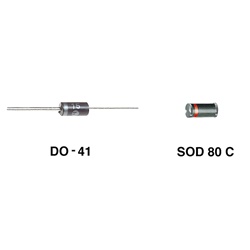 Diodo ZPY5,6V protezione sovratensioni 5,6V 1,3W formato compatto D041 per impianti elettrici