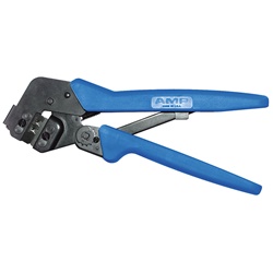 Pinza crimpatura connettori 4,2 mm² doppio isolamento PE, manici ergonomici, uso elettrico professionale