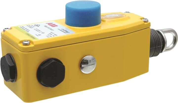 Interruttore emergenza filo tirante 2NC+2NO custodia pressofusa M20 fino 50m uso industriale