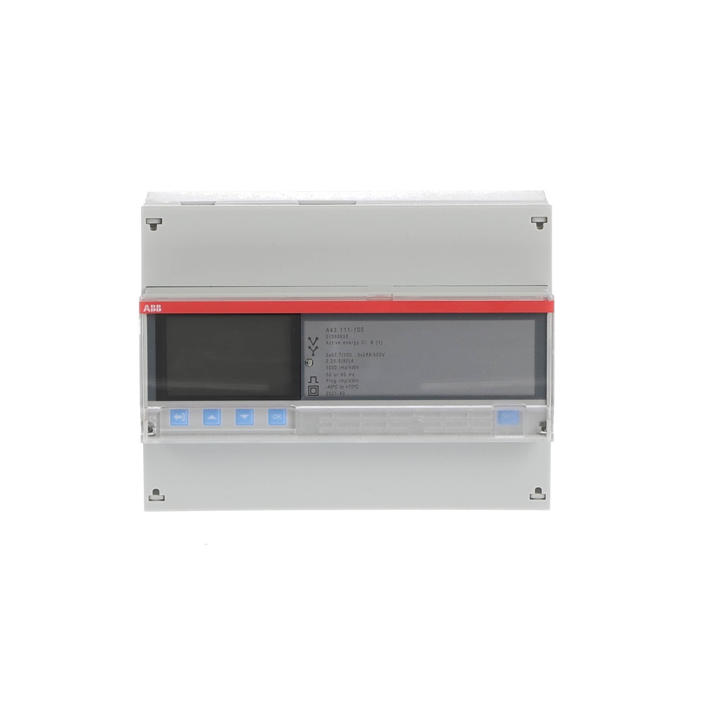 Energy meter Steel trifase 5A DIN rail per industria e edifici commerciali display retroilluminato