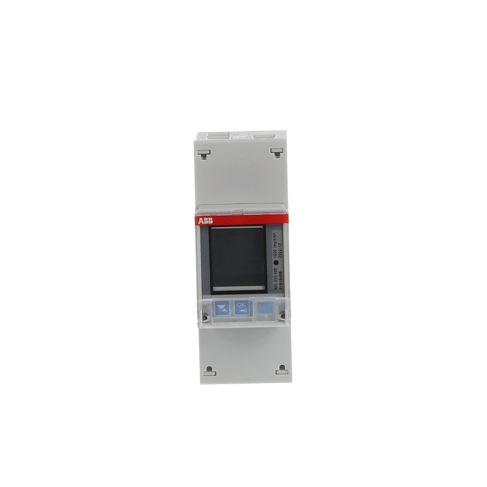 Contatore energia elettrica monofase 5A DIN rail con display retroilluminato uso residenziale e commerciale