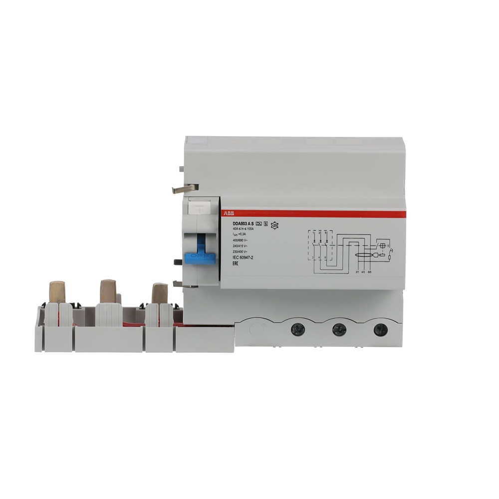 Blocco differenziale DDA803 A S 100A 300mA tipo A protezione guasti a terra installazioni