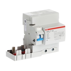 Blocco differenziale DDA802 A 100A 300mA protezione guasti per impianti elettrici