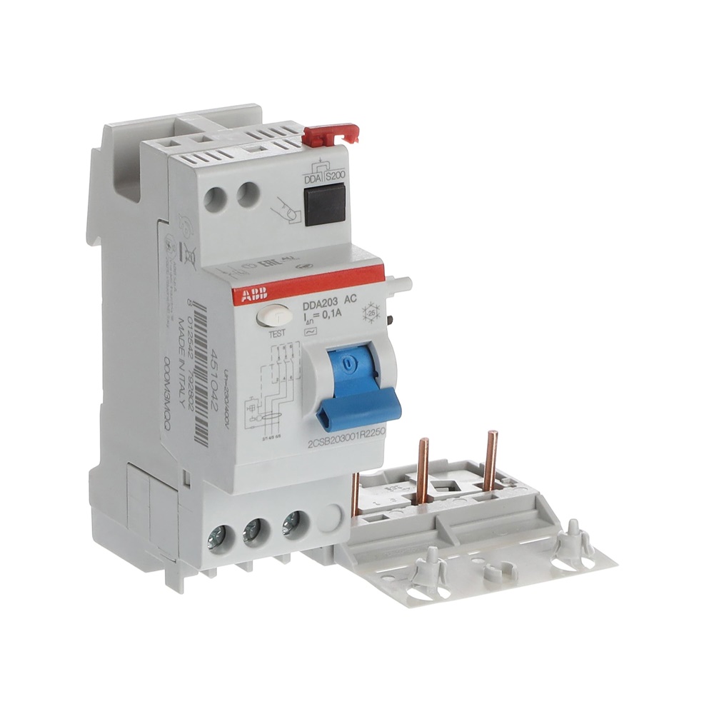 Blocco differenziale DDA203 AC 25A 100mA protezione residenziale commerciale industriale