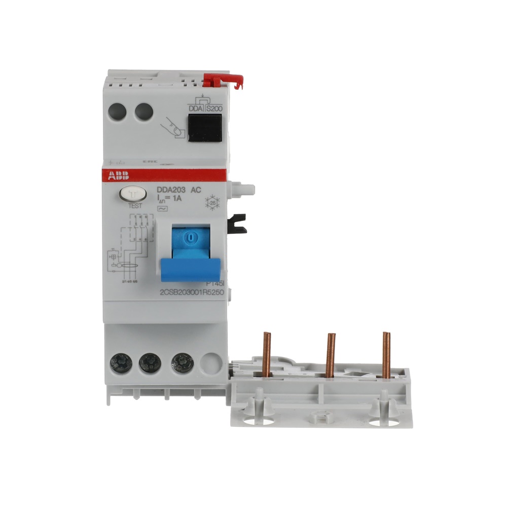 Blocco differenziale DDA203 AC 25A 1000mA protezione residua uso residenziale commerciale industriale