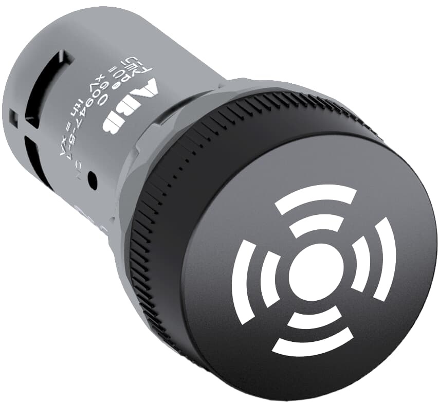 Buzzer compatto CB1-633B segnalatore acustico pulsante 230V AC senza luce indicatrice per comando elettrico affidabile