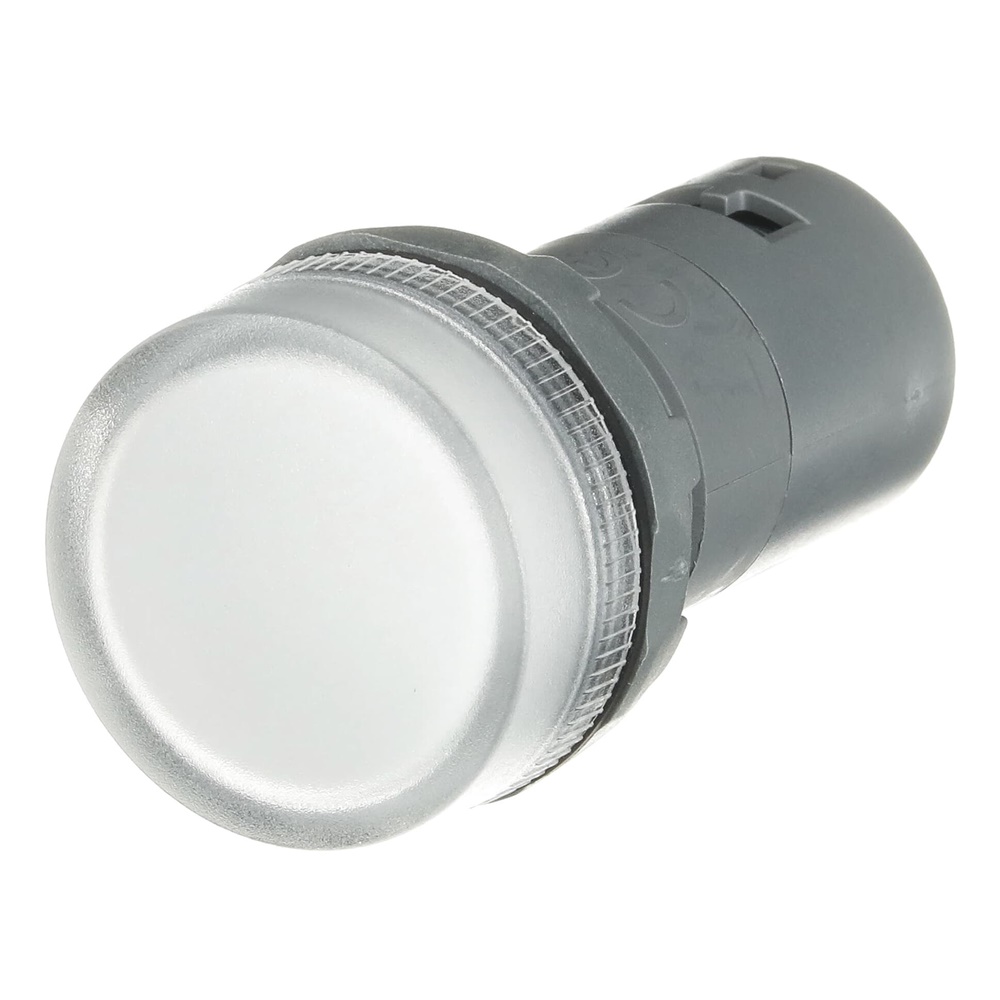 Lampada segnalazione LED bianco compatta 24V CA/CC per controllo industriale