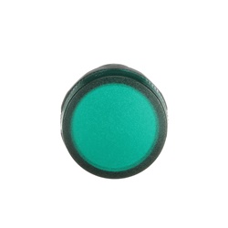 Spia LED verde compatta 24V CA/CC per segnalazione industriale