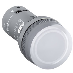Lampada LED bianca pilot light compatta 48-60V AC/DC per impianti elettrici professionali