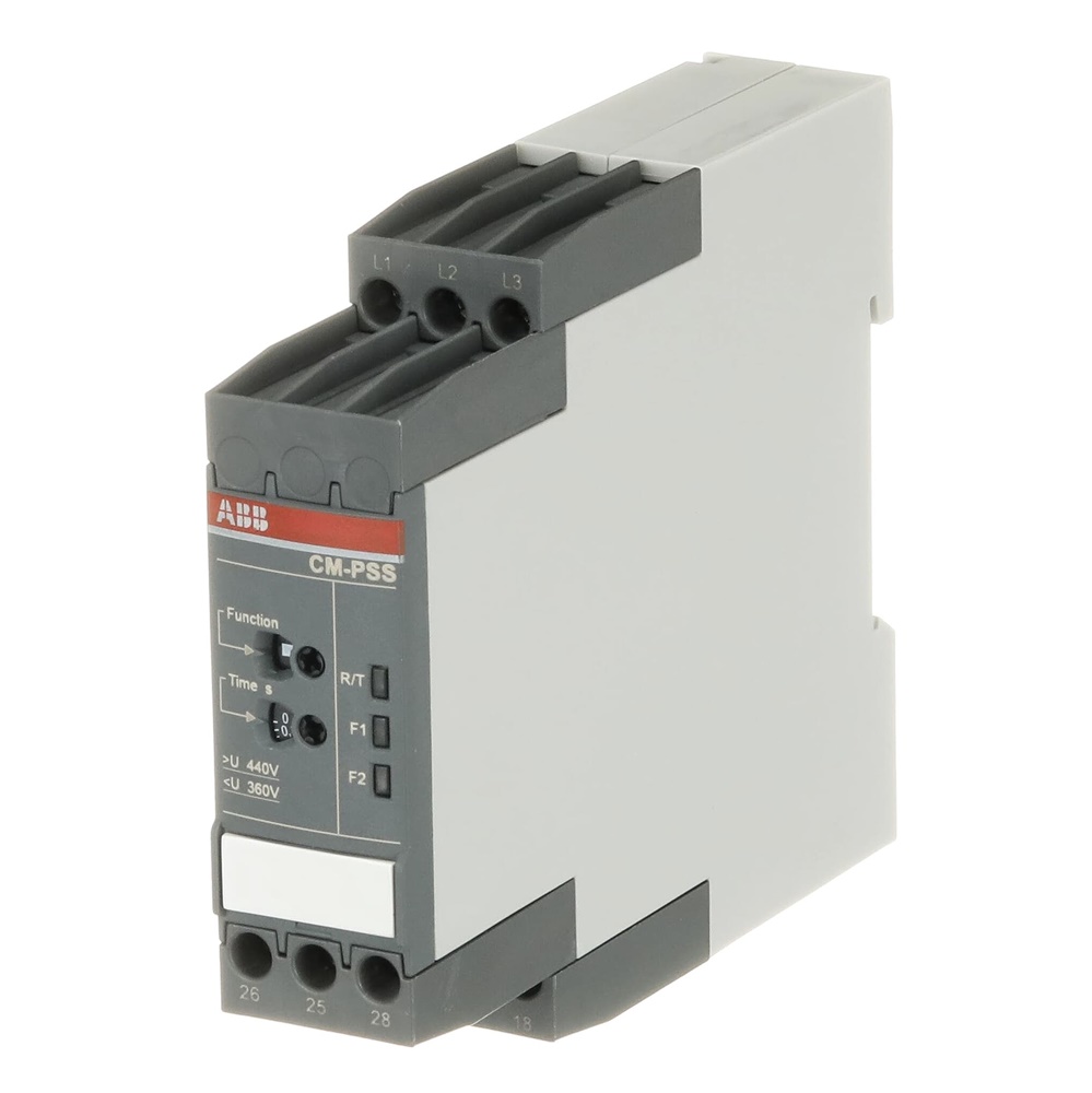 Relè monitoraggio trifase CM-PSS.41S 400VAC 2 contatti 0,1-30s protezione sovra/sottotensione e perdita fase