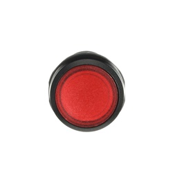 Pulsante compatto illuminato rosso 1NO 24V per controllo circuiti elettrici professionali
