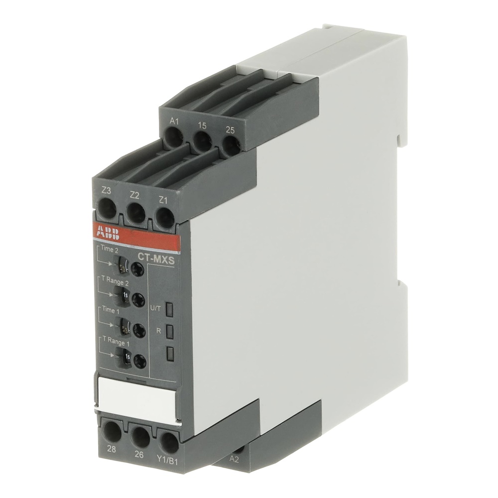 Timer multifunzione CT-MXS.22S 2 contatti 24-240V AC/DC controllo temporizzato impianti elettrici