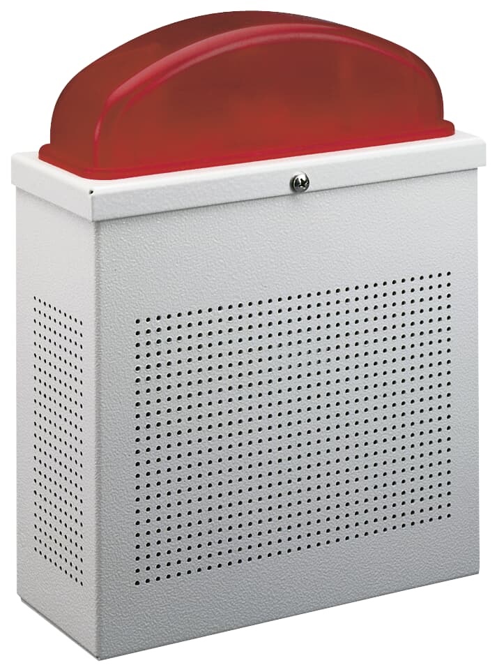 Siren in alluminio con luce stroboscopica, protezione anti-manomissione, uso sicurezza industriale