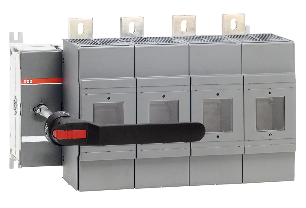 Switch fusibile NH 1250A 4 poli frontale per protezione impianti industriali