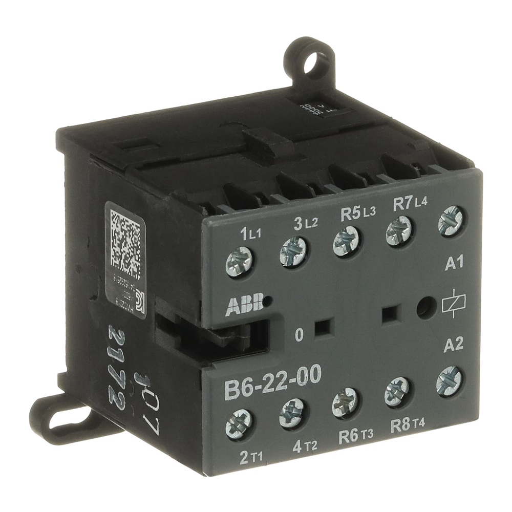 Mini Contactor 4 poli B6 24V AC 2 NO 2 NC morsetti a vite uso residenziale industriale