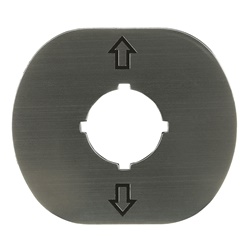 Targhetta joystick 2 posizioni frecce su/giù resistente per sistemi elettrici