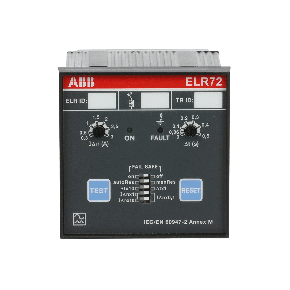 Rele differenziale elettronico ELR72V24 tipo A monitoraggio rete bassa tensione protezione standard 60947-2