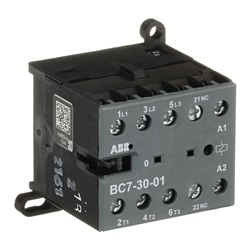 Mini Contactor BC7 24 V DC 3 NO Screw Terminals controllo carichi fino 5,5 kW uso residenziale industriale