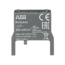 Limitatore sovratensioni RV5/440 varistore per circuiti controllo 250-440V AC/DC contattori
