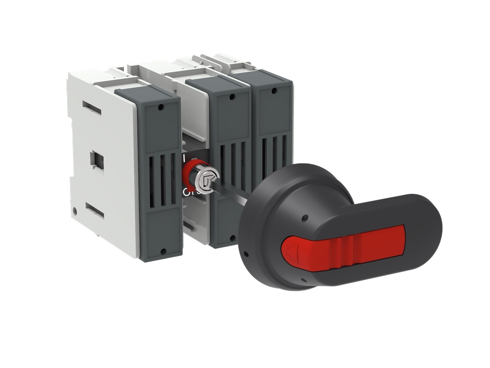 Switch fusibile 25A 3 poli 10x38 frontale interruttore sezionatore