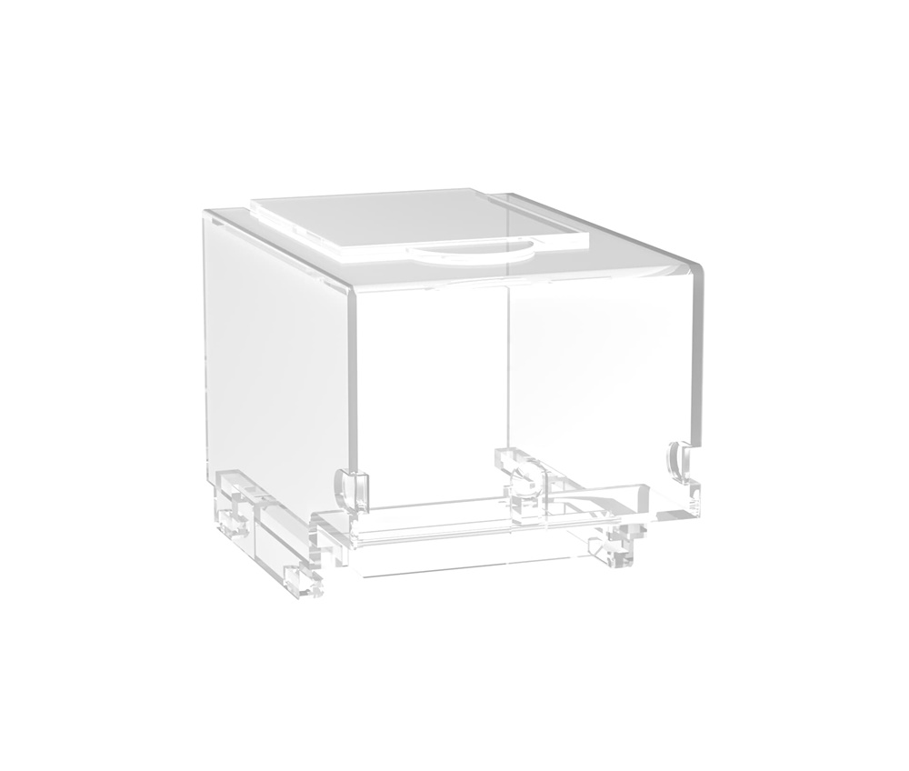 Terminal shroud trasparente compatto per protezione componenti elettrici snap-on OS/OSM250 3 pezzi