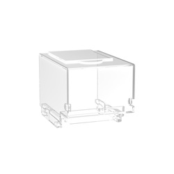 Terminal shroud trasparente compatto per protezione componenti elettrici snap-on OS/OSM250 3 pezzi