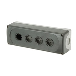Custodia MEP4-0 grigio scuro resistente IP66 per applicazioni elettriche industriali e civili