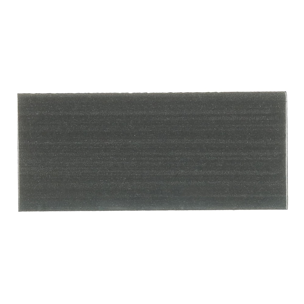 Piastretta alluminio grigia 12x27 mm per portacartellini ELEO 609 1