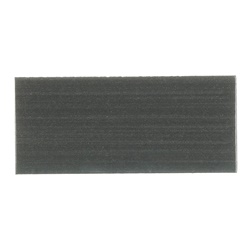 Piastretta alluminio grigia 12x27 mm per portacartellini ELEO 609 1