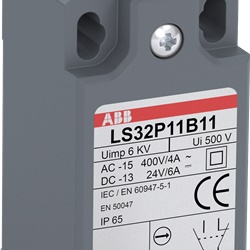 Finecorsa plastica 30 mm LS31P11B11 per controllo movimenti impianti elettrici automazione