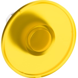 Pulsante fungo 60 mm giallo illuminato momentaneo comando emergenza quadri industriali