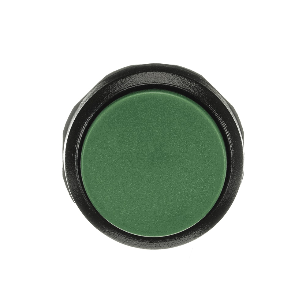 Pushbutton mantenuto verde non illuminato plastica nera per applicazioni industriali modulari ABB