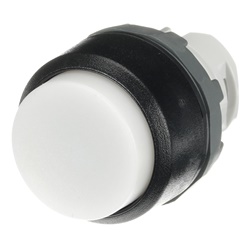Pushbutton MP3-10W 10W bianco corpo nero non illuminato per installazioni elettriche affidabili