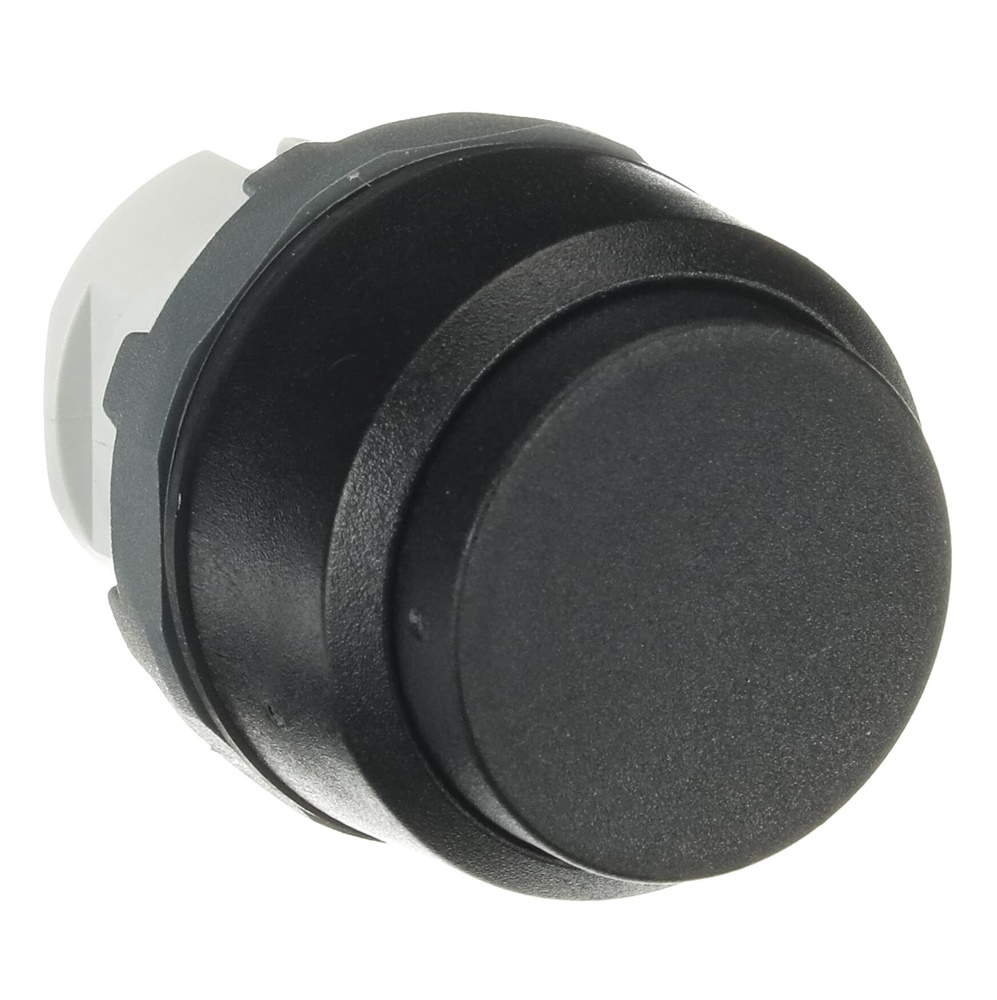 Pulsante MP4-10B nero momentaneo plastica non illuminato per uso industriale