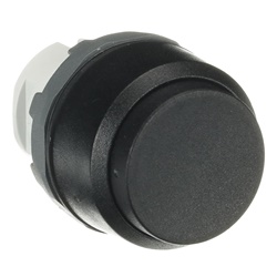 Pulsante MP4-10B nero momentaneo plastica non illuminato per uso industriale