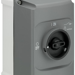 Custodia grigia IP65 per moduli elettrici MS116/MS132, protezione industriale, montaggio compatto