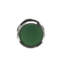 Pulsante comando verde compatto non illuminato 1NO 300V per quadri elettrici industriali e civili